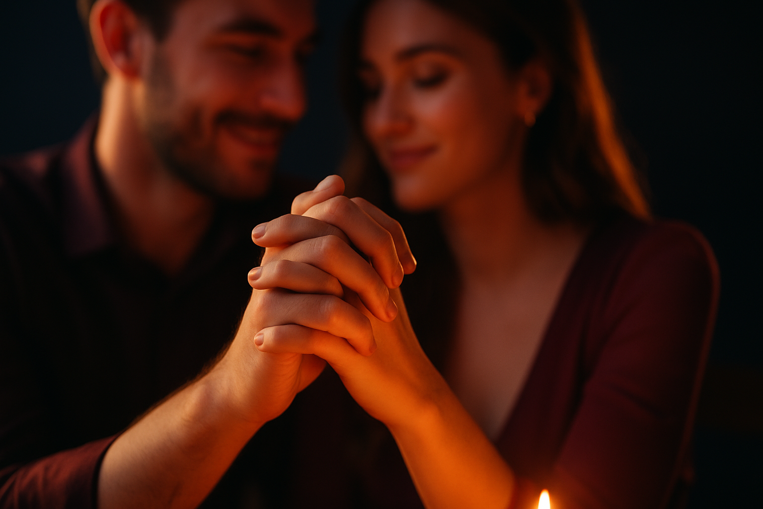 Pareja en un momento íntimo